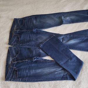 Sz 0L Medium Wash Slim Bootcut Jeans